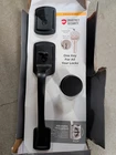 Kwikset Prague Front Door Handleset Deadbolt Matte Black 98180-026 Open. Price: $89.10.