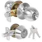 Exterior Door Lock Set, Single Cylinder Deadbolt And Knob Keye... New. Price: $25.63.