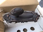 Emtek 8053US10B Victoria Sideplate Dummy Set Oil Rubbed Bronze, 7-3/4" Height Open. Price: $75.00.