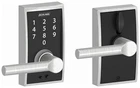 Schlage FE695-CEN-BRW Chrome Century Touch Entry Leverset With Broadway New. Price: $164.99.