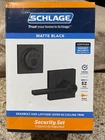 New! Schlage Deadbolt & Latitude Lever Collins TRIM(BLACK)FB55N 622. Price: $86.68.