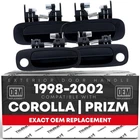 4PC Exterior Door Handle Set 1998-2002 Toyota Corolla 69220-02030 Textured Black New. Price: $17.67.