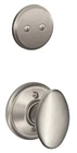 Schlage F94SIE619 F94-SIE Siena Knob Dummy Interior Pack From The F-series, Sati New. Price: $70.12.