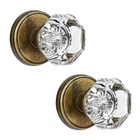 Clctk Crystal Glass Dummy Door Knob, Closet Bifold Handles, Non-turning, 2-PACK New. Price: $59.48.