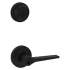 Kwikset Hollis Matte Black Handle W/ Single Cylinder Deadbolt Combo Pack New. Price: $39.95.