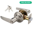 1 Pack Of Manren Lever Keyed Entry Handle Lock, Universal Door... New. Price: $29.10.