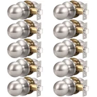 Knobonly 10 Pack Satin Nickel Round Ball Door Classical Passage Hallway New. Price: $85.64.
