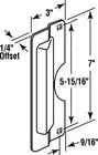 Prime-line 9496 Brushed Stainless Steel Entry Latch Guard 7 X 3 In. New. Price: $29.18.