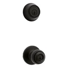 Kwikset Polo Traditional Matte Black Deadbolt & Entry Door Knob 1-3/4 New. Price: $68.34.