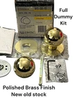 Baldwin 5415-030-FD Full Dummy Door Knob Set Polished Brass Finish Nos Open. Price: $49.99.