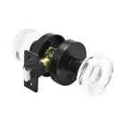 NUK3Y Pyro Door Knob Crystal Glass Round New. Price: $31.59.