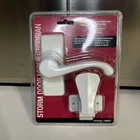 Larson Storm Door Lever Georgian Style Handle Interior Latch White CH3010301 New. Price: $26.99.