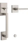 Kwikset San Clemente Front Door Handle - Satin Nickel Damaged Box. New Open. Price: $49.99.