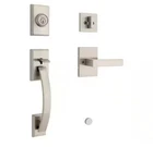 Kwikset Tavaris Single Cylinder Door Handleset W/rectangular Singapore Handle! New. Price: $125.00.