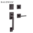 Baldwin Reserve Jolla Contemporary Lever Handle Set Venetian Bronze Square New. Price: $265.85.