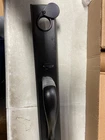 Baldwin EELONXRUSSBE481 Keyed Entry Handleset With Rustic Knob - Dark Bronze Open. Price: $440.99.