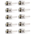 Knobwell 10 Pack Door Lever Satin Nickel Passage Handles Heavy Duty New. Price: $99.99.
