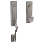 Schlage Addison Satin Nickel Single Cylinder Handleset FCT60 619 Alx Open. Price: $78.00.
