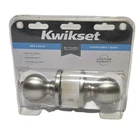Kwikset Polo Satin Chrome Interior Bed/bath Privacy Door Knob New W/ Hardware. Price: $10.39.