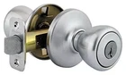 Kwikset 94002-870 Tylo Keyed Entry Knob With Smartkey Security Satin Chrome New. Price: $20.00.
