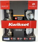Kwikset Pismo Rose Entry Lever & Single Cylinder Deadbolt Satin Nickel 99910-069 New. Price: $34.95.