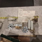 Vintage Original Gainsborough White Porcelain Lever Passage Set With Latch Open. Price: $55.00.