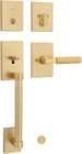 Kwikset Prava Front Door Lock Handle Deadbolt - Satin Brass (open Box). Price: $47.96.