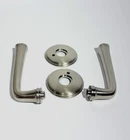 Baldwin 5113.056 Privacy Door Lever Satin Nickel Pvd 5134 Rose Open Box. Price: $78.00.