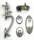 Baldwin 85345.150.2LH Landon Satin Nickel Single Cyl 2PT Handleset Wave Lever New. Price: $588.88.