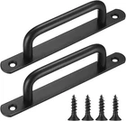 2 Pcs Barn Door Handles, Sliding Pull 160MM/6.3 Inch, Black New. Price: $13.99.
