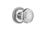 Nostalgic Warehouse Rope Rosette With Deco Knob, Privacy 2.75" Bright Chrome Open. Price: $106.87.