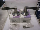 Weslock 205X-RH & 205X-LH Paired Set New Haven Dummy Lever Handles Nickel. Price: $25.99.