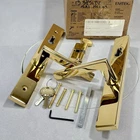 Emtek 15A1US3NL Keyed Entry Multi Point Trim Lever Set Unlacquered Brass Open. Price: $182.88.