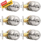 Probrico Privacy Interior Door Knobs Bed And Bath 6 Pack, Brushed Nickel New. Price: $66.23.