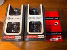 Delaney Entrance Knob In Polished Chrome With Keyed Deadbolt - 2 Sets Each New. Price: $60.00.