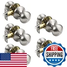 Knobwell Brushed Nickel Closet Door Knob, Interior Passage Knobs For Hallwa New. Price: $69.93.