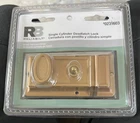 Gate House Brass Entry Deadlatch Lock Single Cylinder 0231603 New. Price: $10.00.