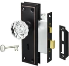 Newliplace 2 Pack Mortise Lock Set For Interior Door, Crystal Glass Door.... Price: $50.00.