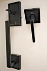 Kwikset San Clemente Handle Halifax Matte Black For Parts 818SCEXHFLSQT514 #95W. Price: $14.99.