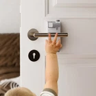 Upgrade Safety Door Handle Lock, White Universal Fit Lever Locks With Stong 3... New. Price: $21.52.