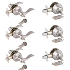 Gobrico Wave Entry Door Levers And Single Cylinder Deadbolt Combination Lockset Open. Price: $68.30.