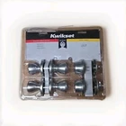 Kwikset Tylo Entry Knobs Deadbolts Project Pack Satin Chrome 242T 26D... New. Price: $38.00.