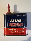 Atlas Lock-ease Oiler Tin Can Advertising Oz Vintage C1964 Unspecified. Price: $45.00.