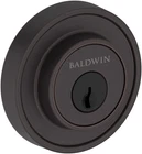 Baldwin Sc.rrd Recessed Round Solid Brass Single Cylinder Keyed - Bronze New. Price: $98.70.