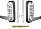 Jounjip Mechanical Keyless Combination Lever Handle Door Lock Flat Spindle ... New. Price: $231.13.