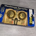 Schlage B362N Maximum Security Double Keyed Deadbolt Lock New In The Box. Price: $19.99.