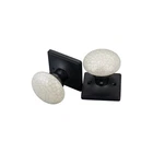 Ncl White Door Knobs, Interior, Porcelain Square Levers, Matte... New. Price: $70.70.