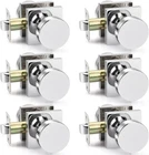 Probrico Polished Chrome Square Door Knobs, Bedroom Locks, Interior Privacy New. Price: $156.98.