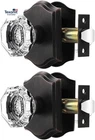 Passage Door Knobs For Hallway Closet, Glass Handles With Non-locking New. Price: $77.36.