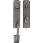 Delaney Hardware Handleset W/ Single Cylinder Deadbolt & Door Knob Rosette, New. Price: $112.00.